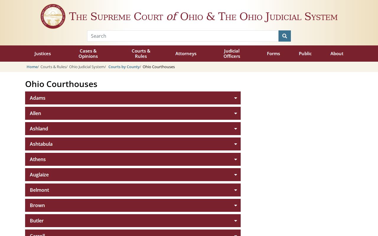 Wayne County court docket historic courthouse records location