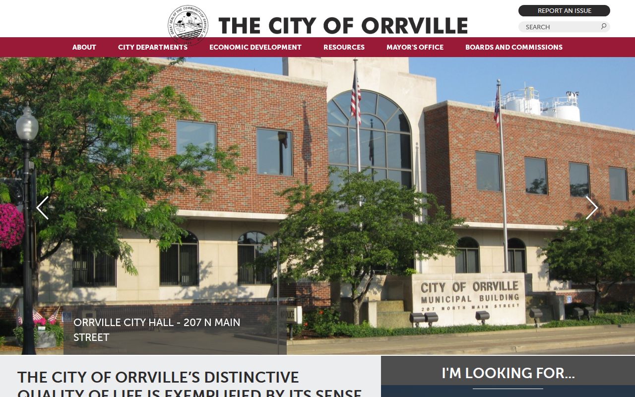 Orrville court records City Hall address context