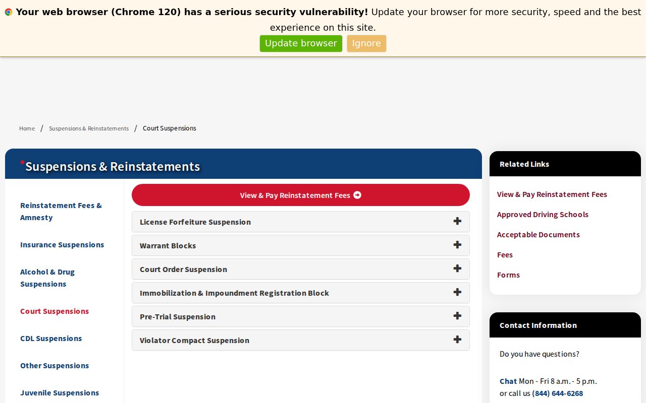 Wayne County traffic court records Ohio BMV court suspension release guidance